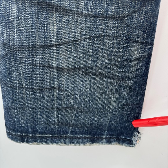 Rock Revival Denim Jeans Distressed Ripped Blue Mens Size 31 Straight - Picture 16 of 16